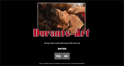 Desktop Screenshot of durante-art.com